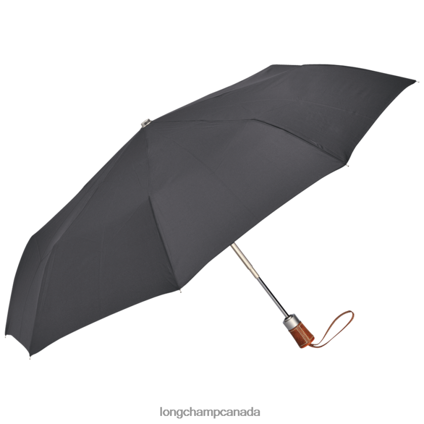 Longchamp Le Pliage Retractable umbrella Gun Metal Men Accessories 2XXDPB967