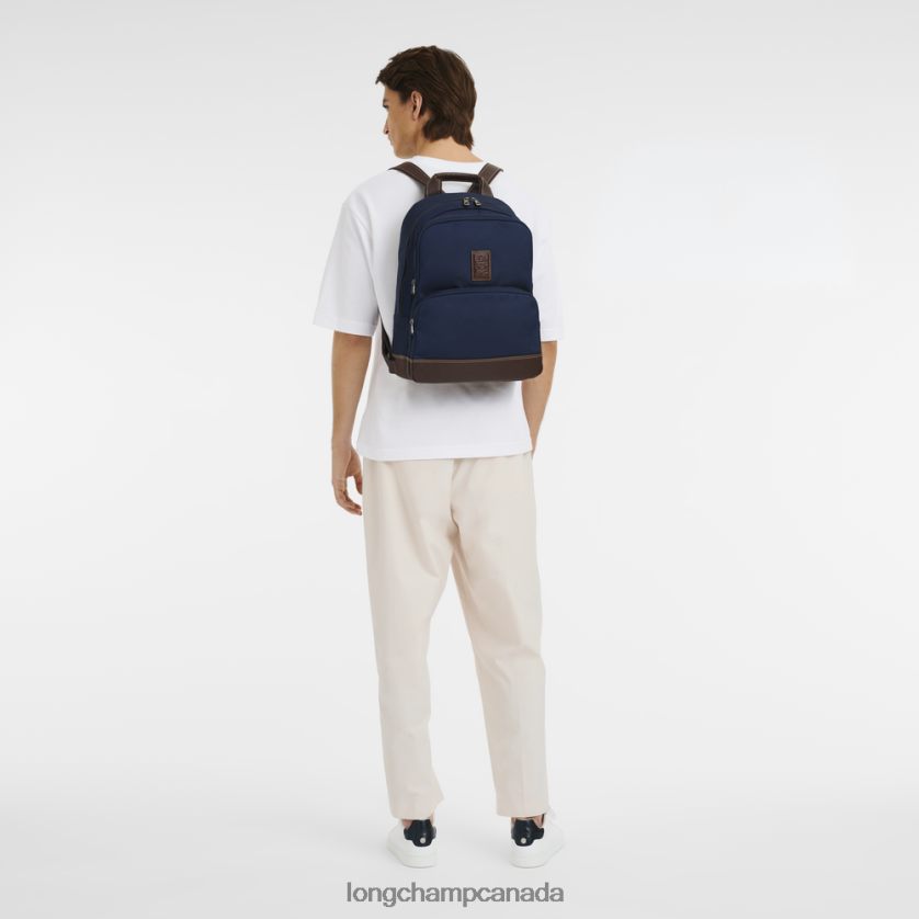 Longchamp Boxford Backpack Blue Men Bags 2XXDPB1106
