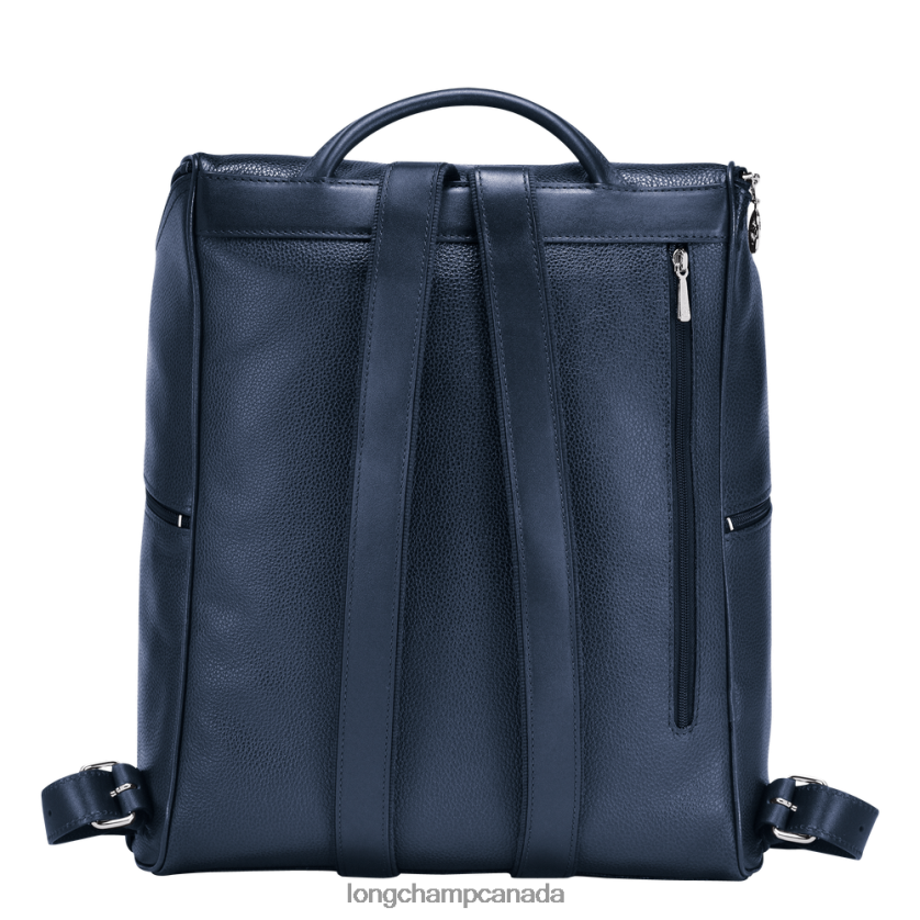 Longchamp Le Foulonne Backpack Navy Men Bags 2XXDPB449