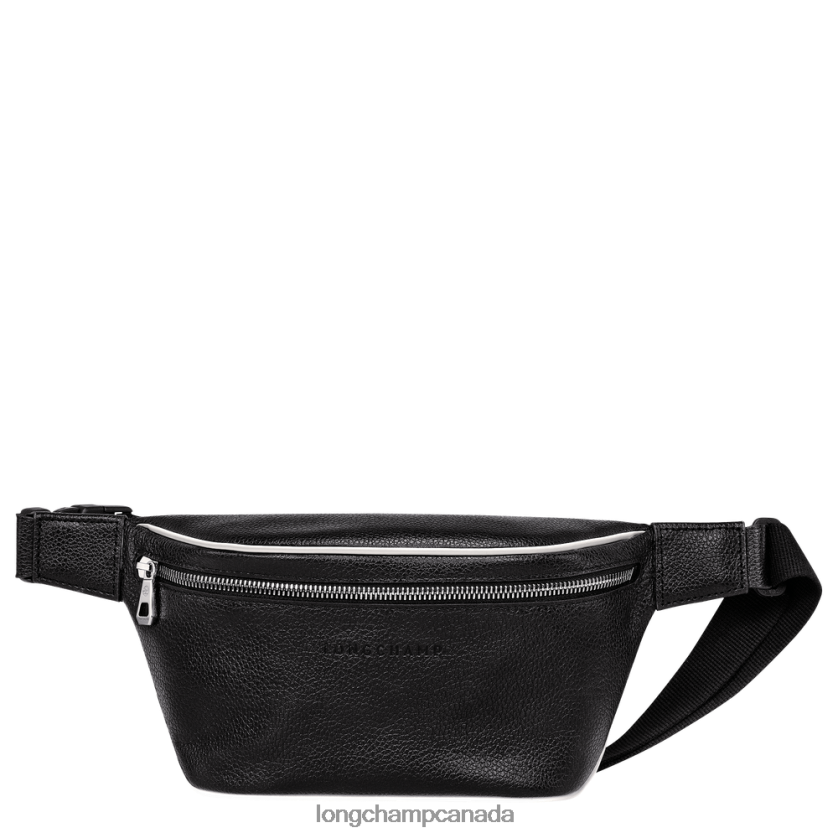 Longchamp Le Foulonne Belt bag Black/White Men Bags 2XXDPB460