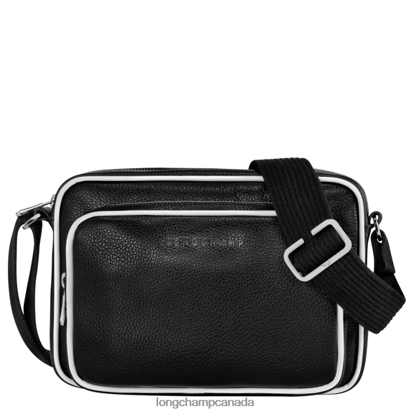 Longchamp Le Foulonne Camera bag Black/White Men Bags 2XXDPB1124