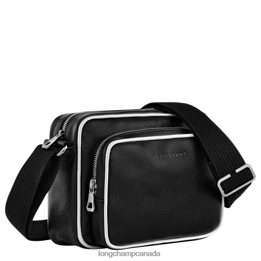 Longchamp Le Foulonne Camera bag Black/White Men Bags 2XXDPB1124