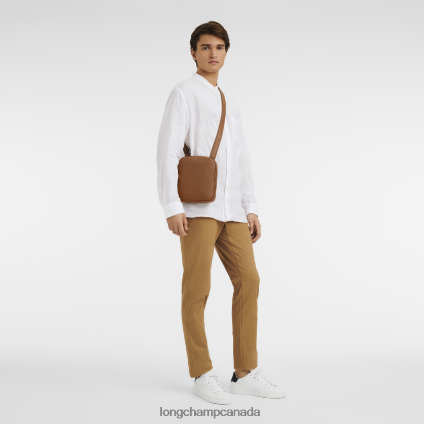 Longchamp Le Foulonne Crossbody bag Caramel Men Bags 2XXDPB1087