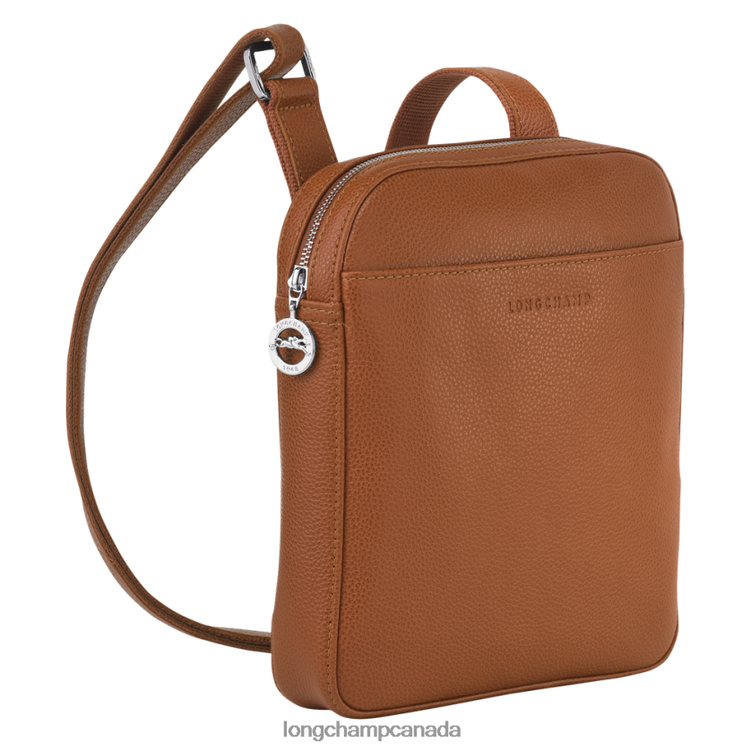Longchamp Le Foulonne Crossbody bag Caramel Men Bags 2XXDPB1087