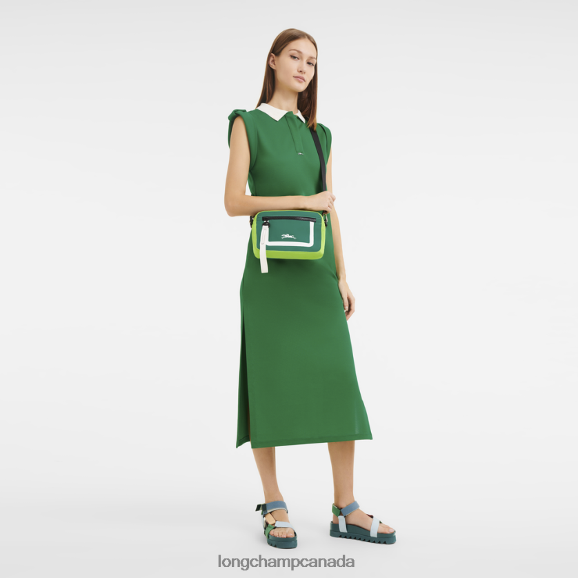 Longchamp Le Pliage Collection Camera bag Grass/Green Light Men Bags 2XXDPB334