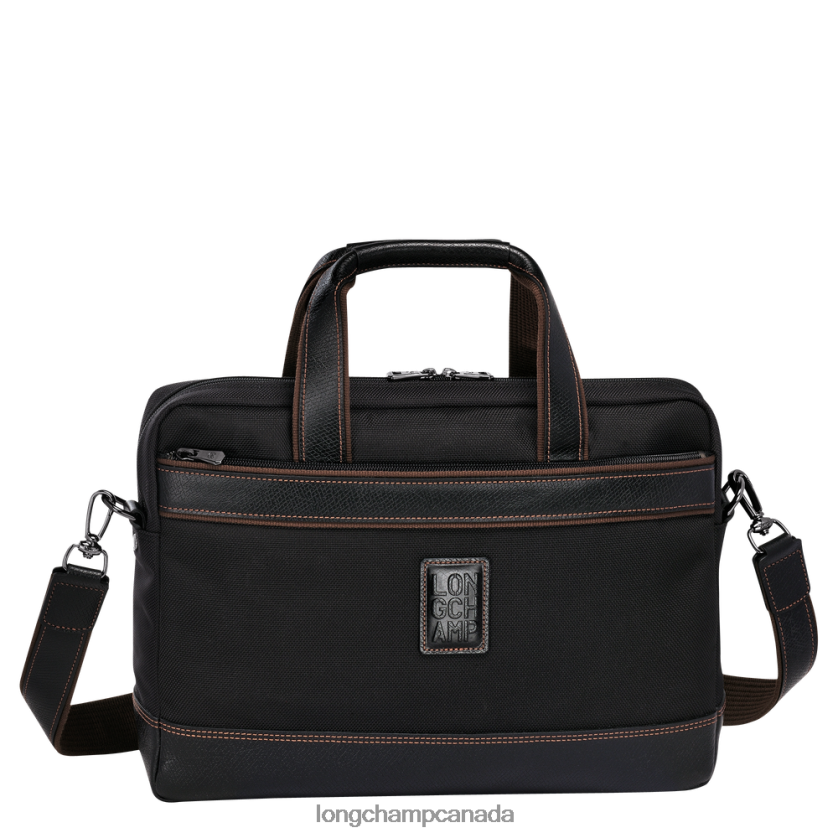 Longchamp Boxford Briefcase Black Men Bags 2XXDPB1093