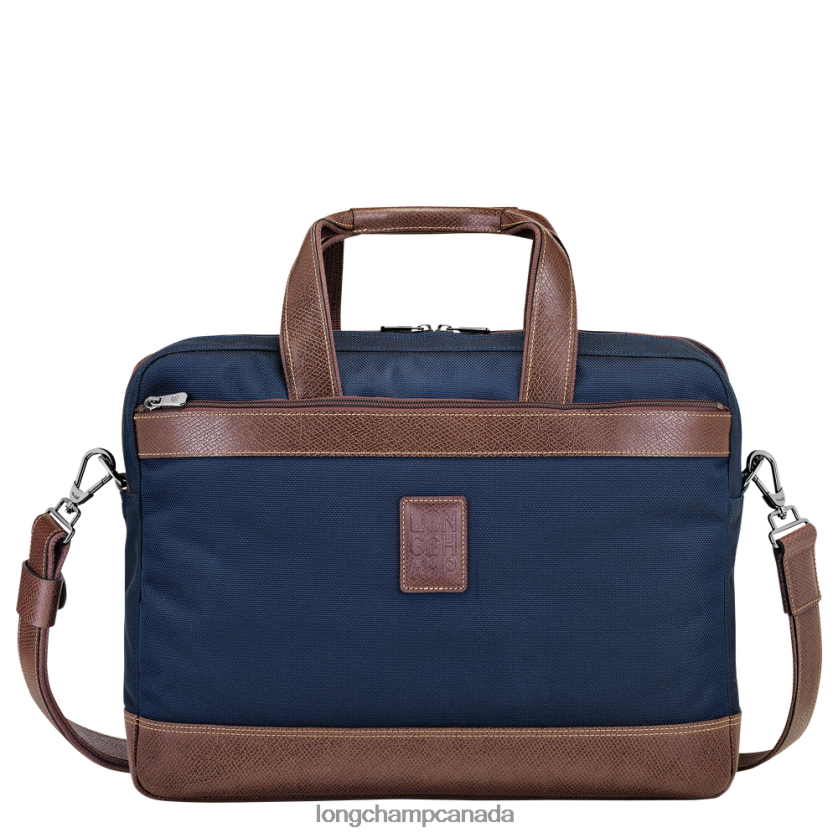 Longchamp Boxford Briefcase Blue Men Bags 2XXDPB1089