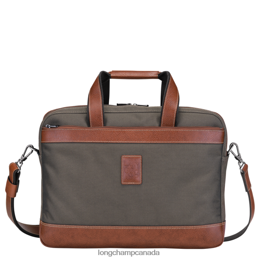 Longchamp Boxford Briefcase Brown Men Bags 2XXDPB1097