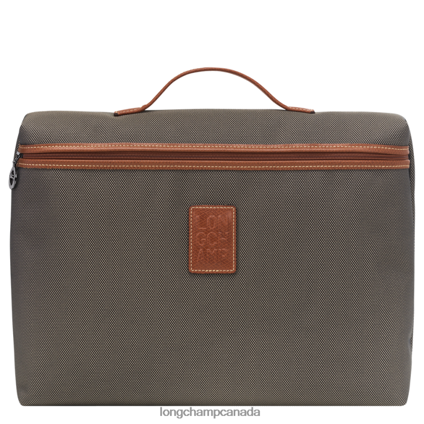 Longchamp Boxford Briefcase Brown Men Bags 2XXDPB1098