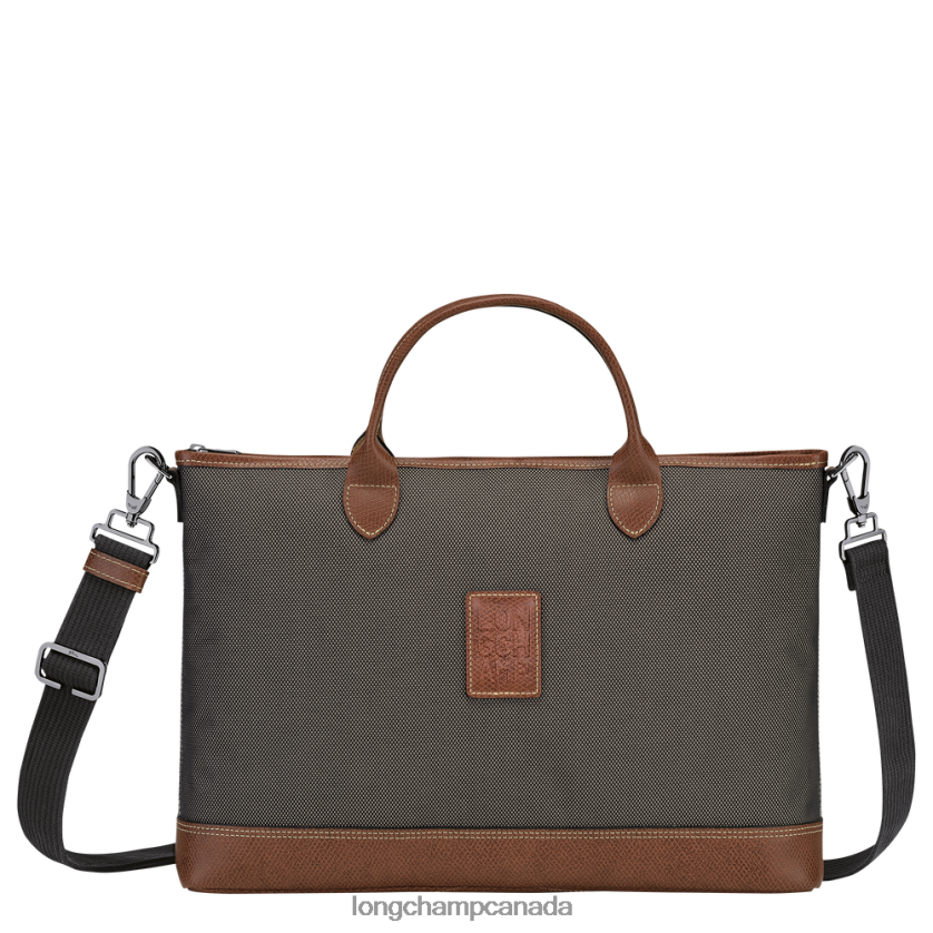 Longchamp Boxford Briefcase Brown Men Bags 2XXDPB465