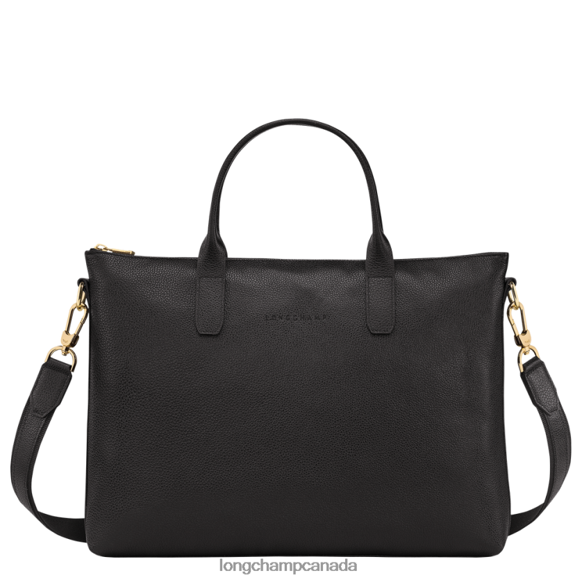Longchamp Le Foulonne Briefcase Black Men Bags 2XXDPB467