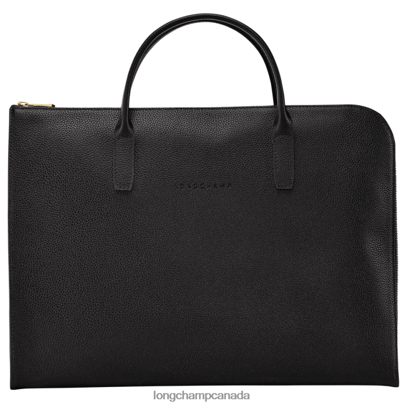 Longchamp Le Foulonne Briefcase Black Men Bags 2XXDPB470