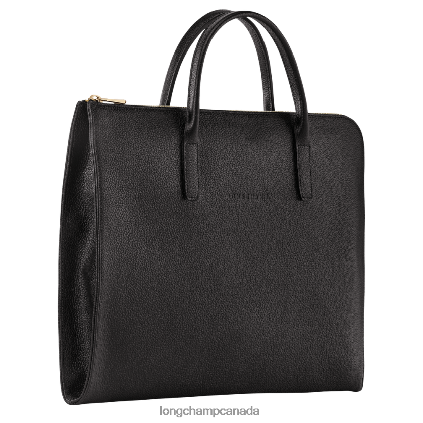 Longchamp Le Foulonne Briefcase Black Men Bags 2XXDPB470