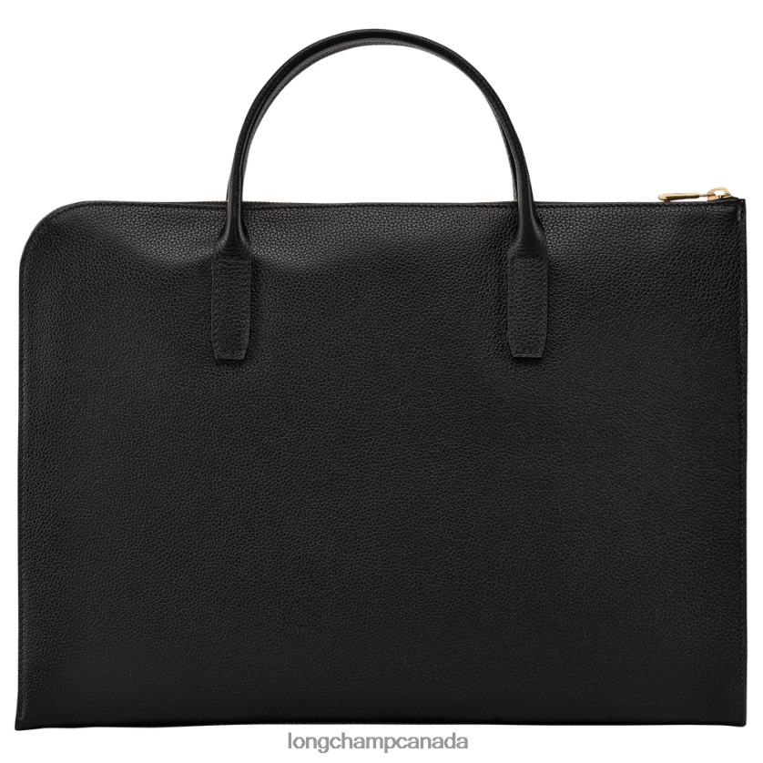 Longchamp Le Foulonne Briefcase Black Men Bags 2XXDPB470