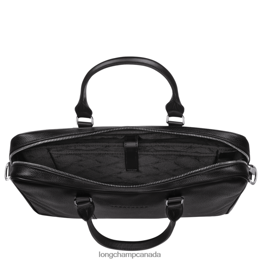 Longchamp Le Foulonne Briefcase Black Men Bags 2XXDPB475