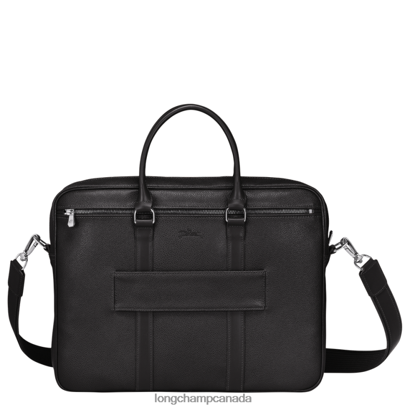 Longchamp Le Foulonne Briefcase Black Men Bags 2XXDPB478