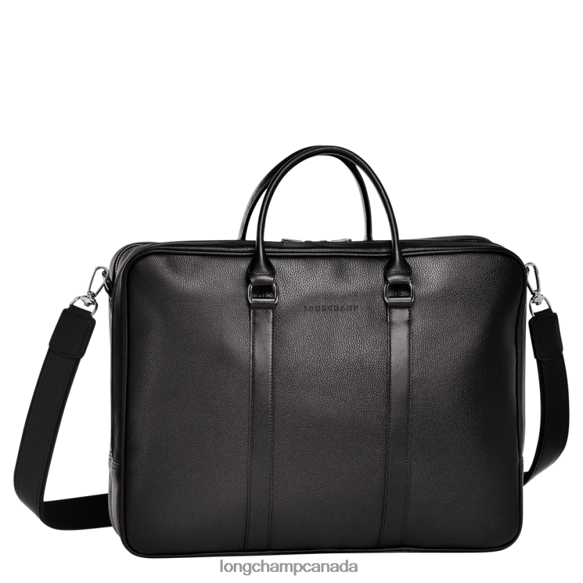 Longchamp Le Foulonne Briefcase Black Men Bags 2XXDPB481