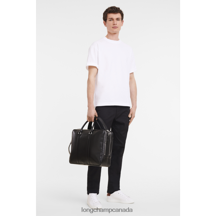 Longchamp Le Foulonne Briefcase Black Men Bags 2XXDPB481