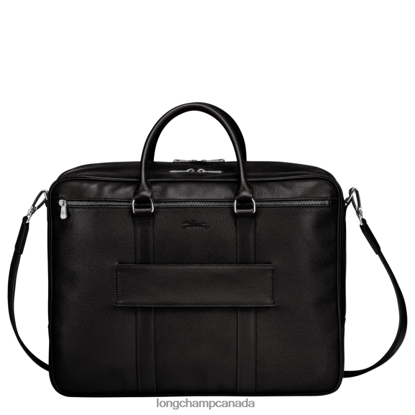 Longchamp Le Foulonne Briefcase Black Men Bags 2XXDPB481