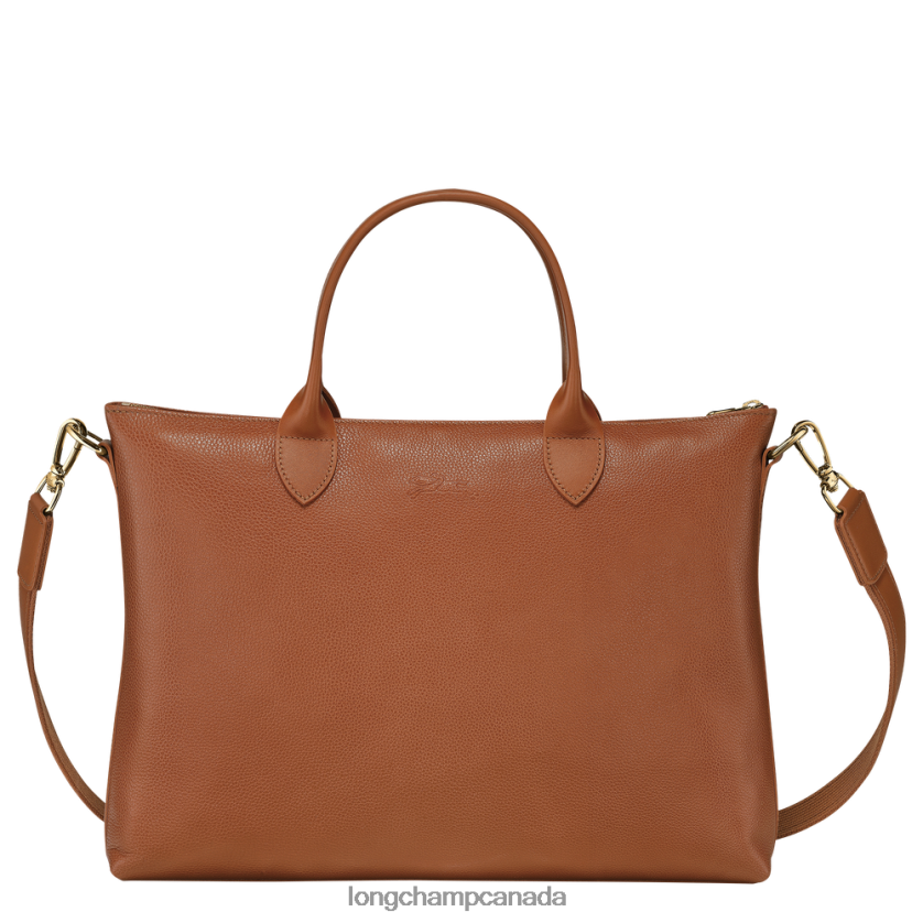 Longchamp Le Foulonne Briefcase Caramel Men Bags 2XXDPB468