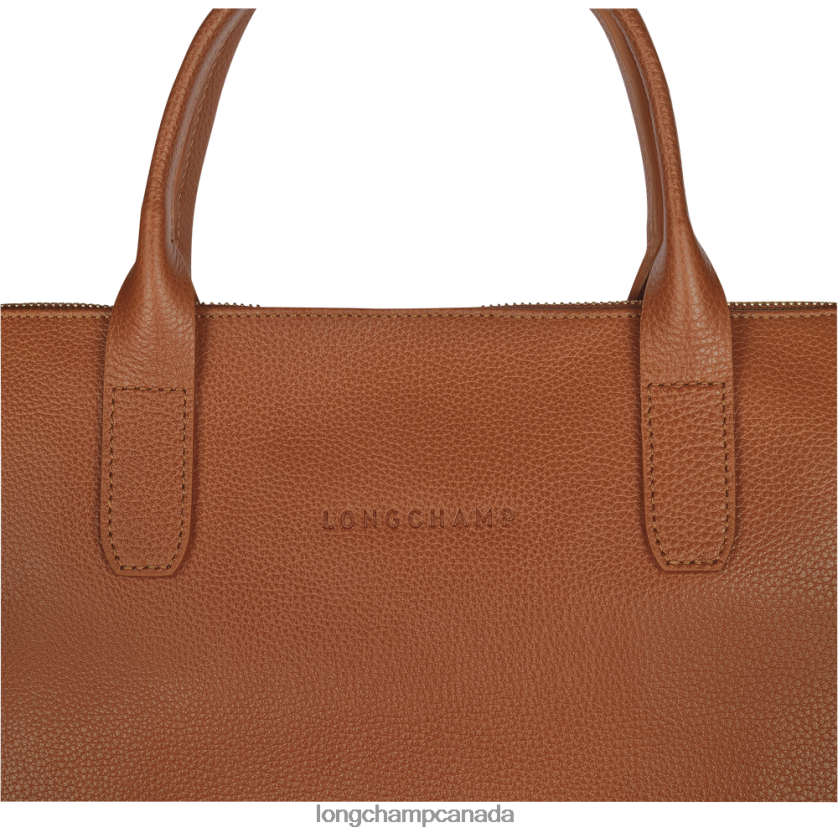 Longchamp Le Foulonne Briefcase Caramel Men Bags 2XXDPB468