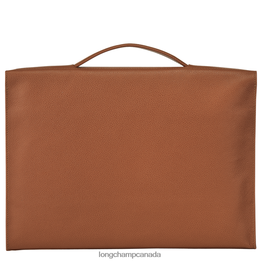 Longchamp Le Foulonne Briefcase Caramel Men Bags 2XXDPB484