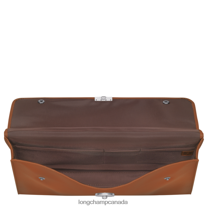 Longchamp Le Foulonne Briefcase Caramel Men Bags 2XXDPB484