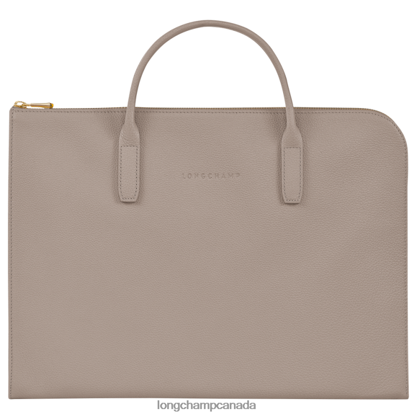 Longchamp Le Foulonne Briefcase Turtledove Men Bags 2XXDPB473