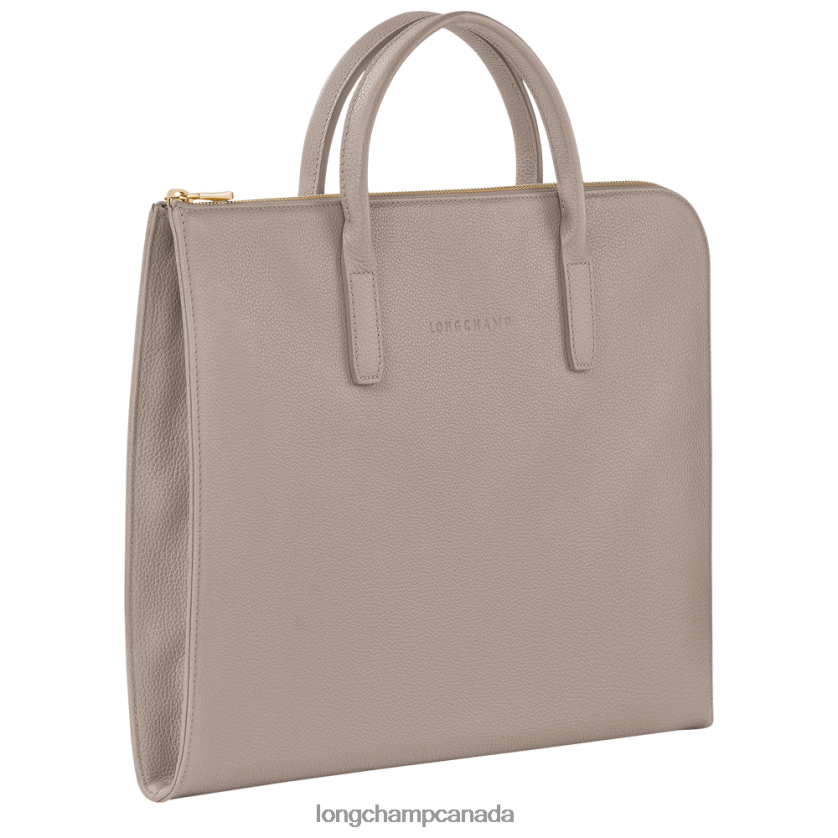 Longchamp Le Foulonne Briefcase Turtledove Men Bags 2XXDPB473