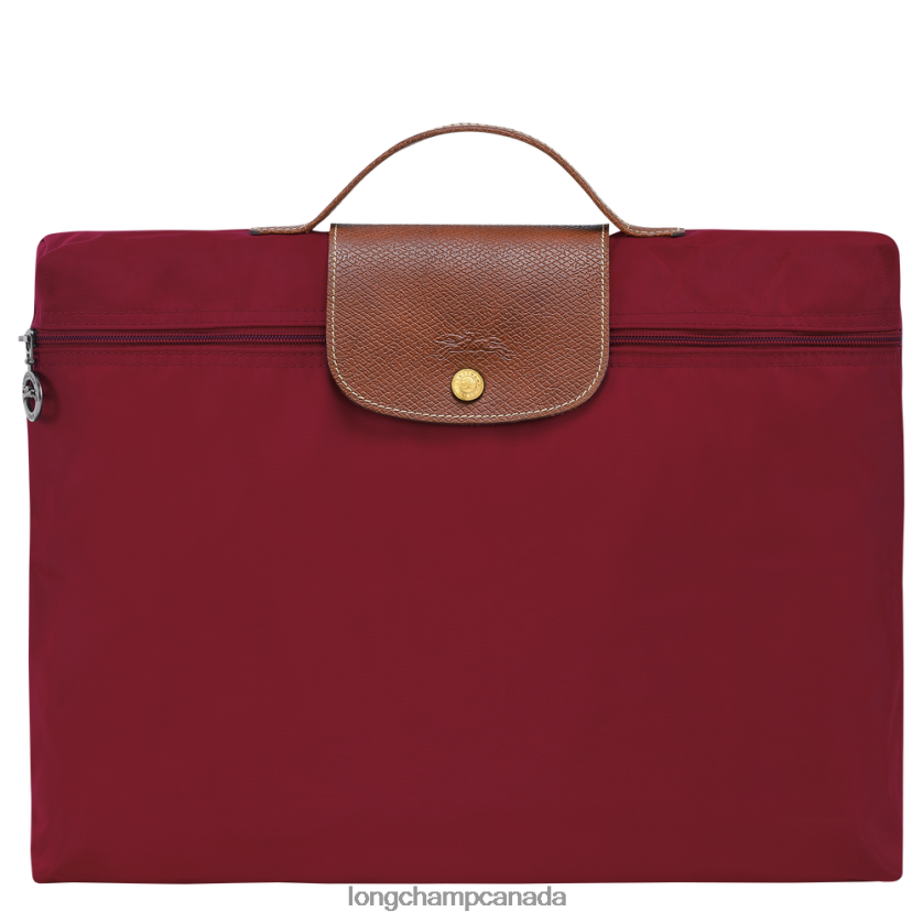 Longchamp Le Pliage Original Briefcase Red Men Bags 2XXDPB487