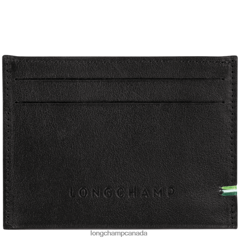 Longchamp sur Seine Card holder Black Men Leather Goods 2XXDPB1132