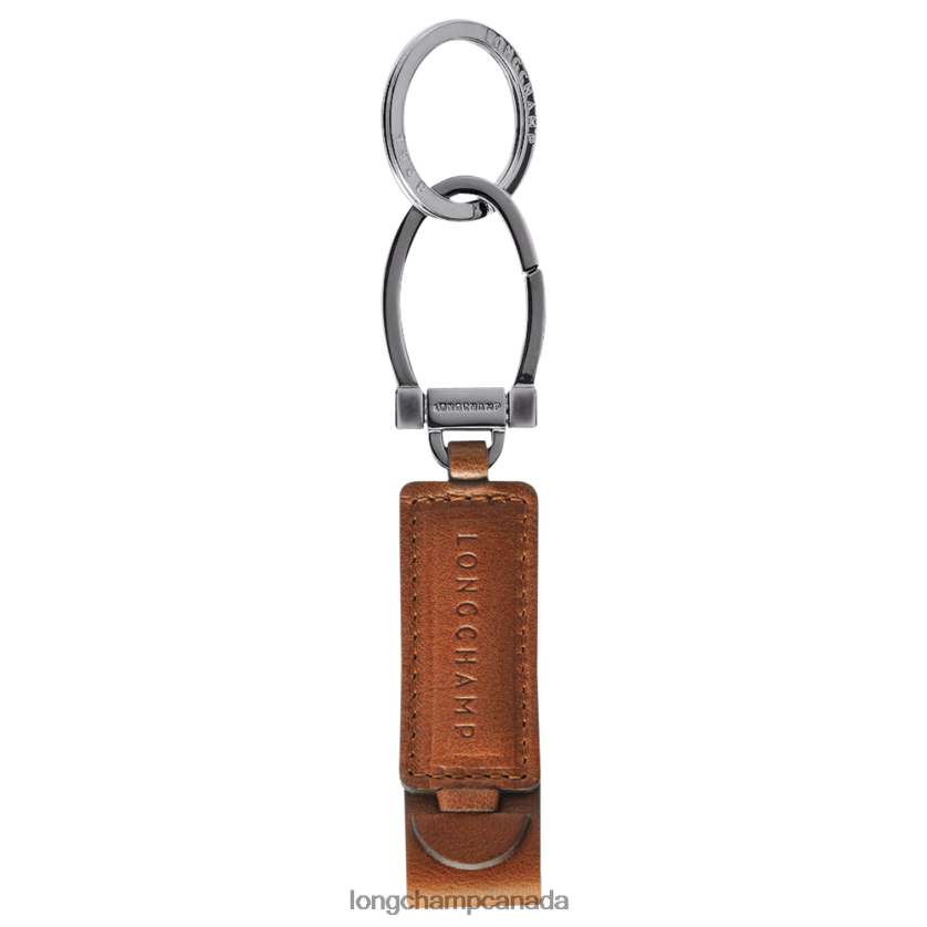 Longchamp 3D Key Rings Cognac Men Leather Goods 2XXDPB753
