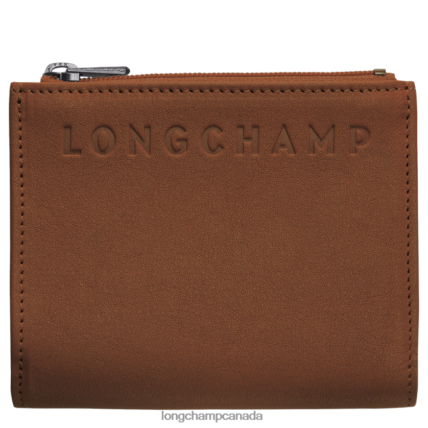 Longchamp 3D Wallet Cognac Men Leather Goods 2XXDPB625