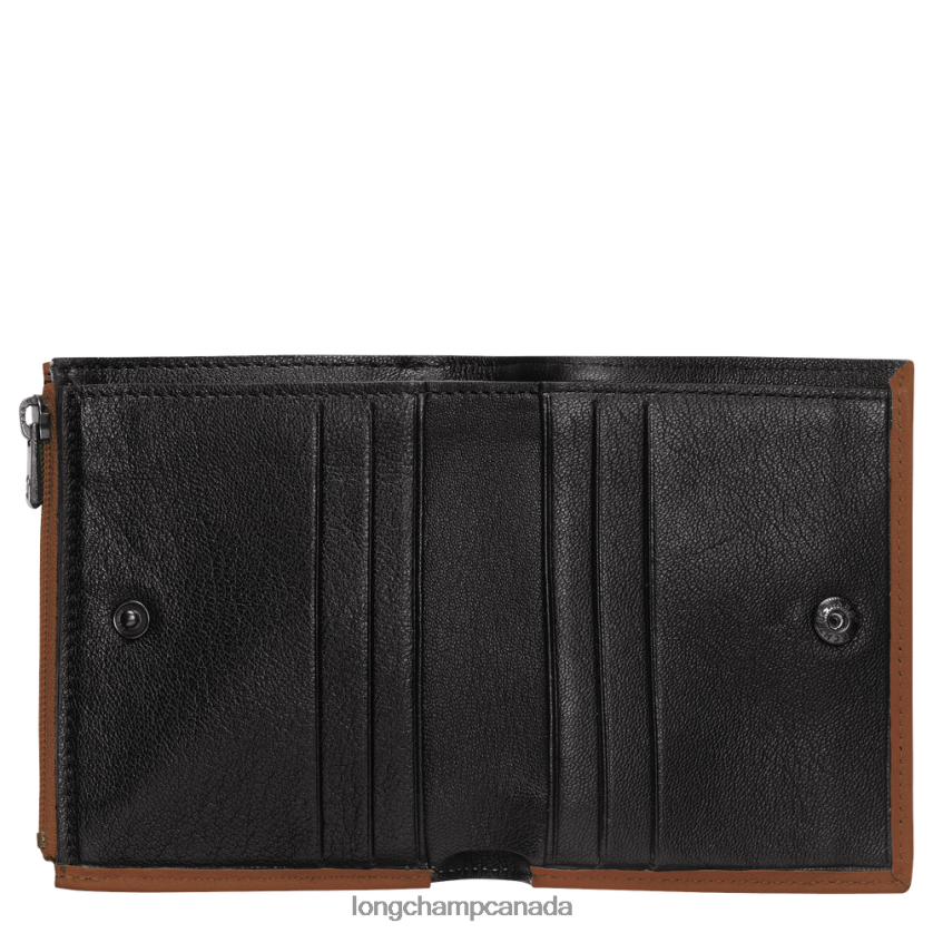 Longchamp 3D Wallet Cognac Men Leather Goods 2XXDPB625