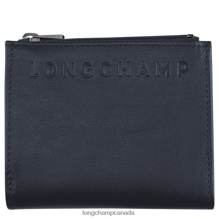 Longchamp 3D Wallet Midnight Blue Men Leather Goods 2XXDPB626