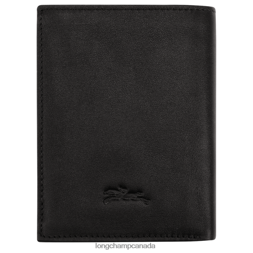 Longchamp sur Seine Wallet Black Men Leather Goods 2XXDPB1129