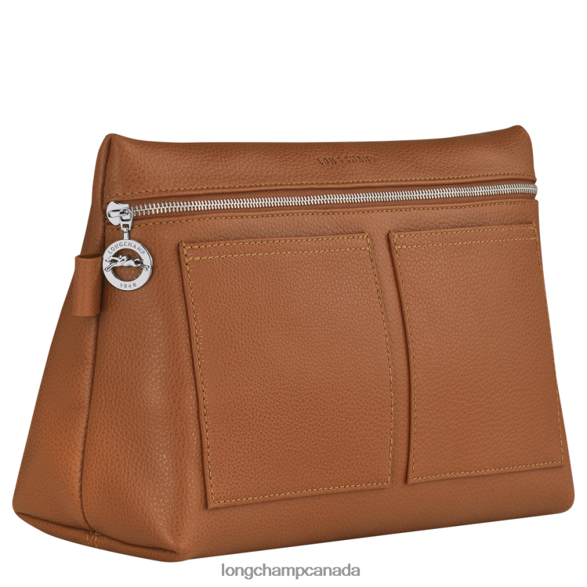 Longchamp Le Foulonne Toiletry case Caramel Men Bags 2XXDPB822