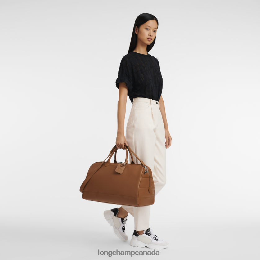 Longchamp Le Foulonne Travel bag Caramel Men Bags 2XXDPB825