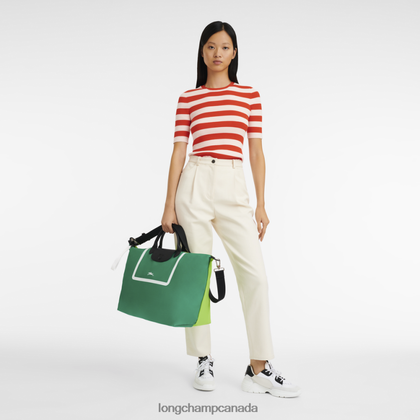 Longchamp Le Pliage Collection Travel bag Grass/Green Light Men Bags 2XXDPB777