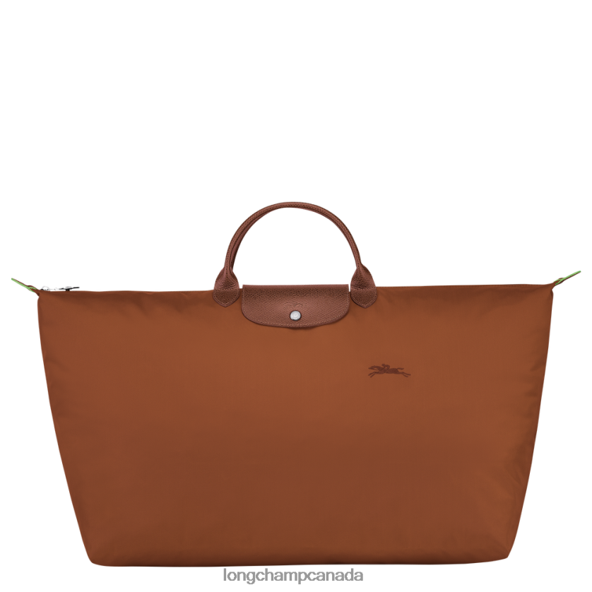 Longchamp Le Pliage Green Travel bag Cognac Men Bags 2XXDPB795