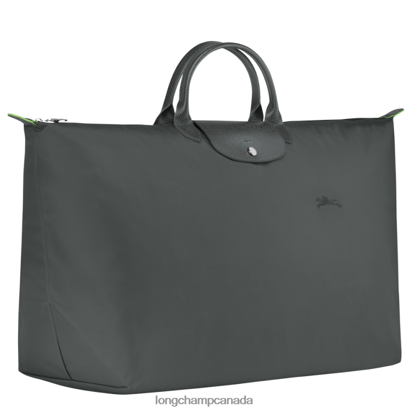 Longchamp Le Pliage Green Travel bag Graphite Men Bags 2XXDPB796