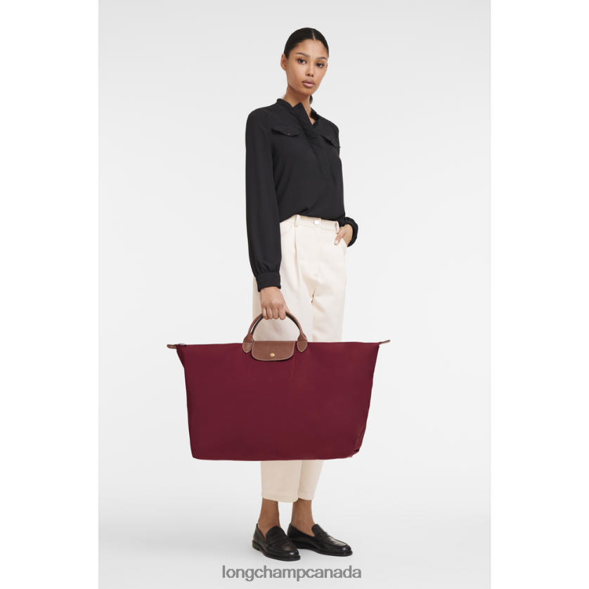 Longchamp Le Pliage Original Travel bag Red Men Bags 2XXDPB814