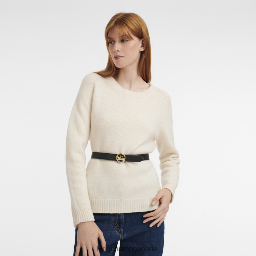 Longchamp Box-Trot belt Black/Cognac Women Accessories 2XXDPB940