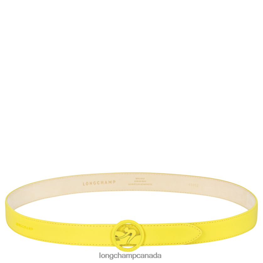 Longchamp Box-Trot belt Lemon Women Accessories 2XXDPB937