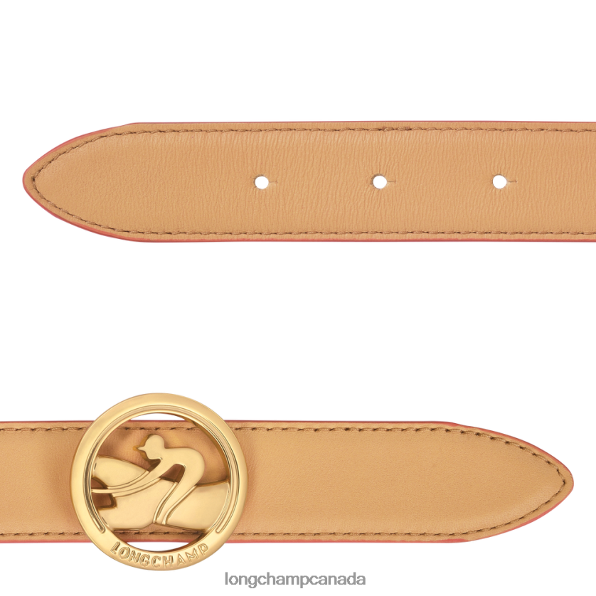 Longchamp Box-Trot belt Vegetal/Black Women Accessories 2XXDPB939