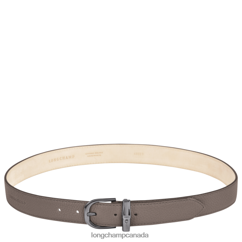 Longchamp Roseau belt Grey Women Accessories 2XXDPB913
