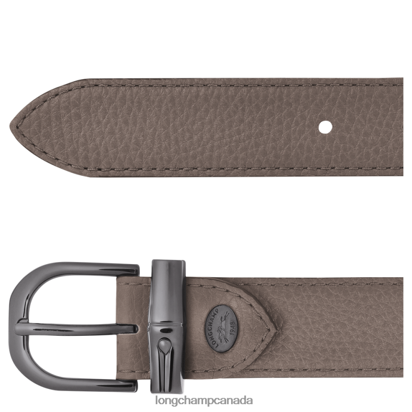 Longchamp Roseau belt Grey Women Accessories 2XXDPB913