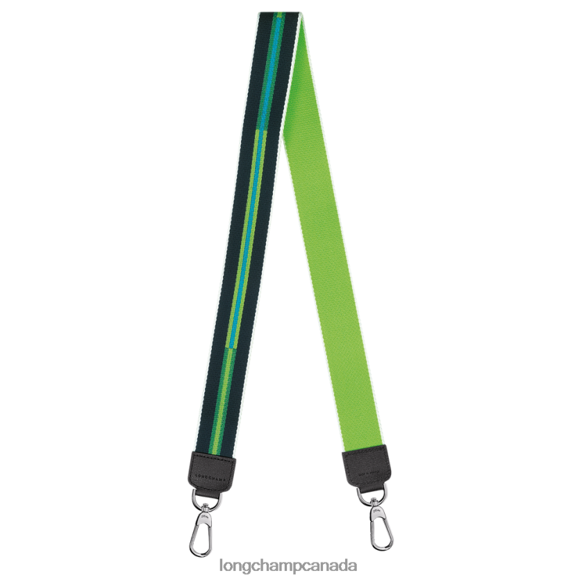 Longchamp Rayures Shoulder strap Green Light Women Accessories 2XXDPB1077