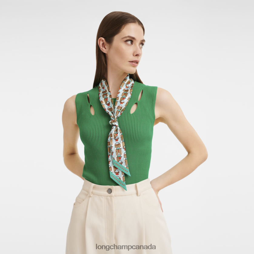 Longchamp Spring/Summer 2023 Collection Bandeau Turquoise Women Accessories 2XXDPB1024