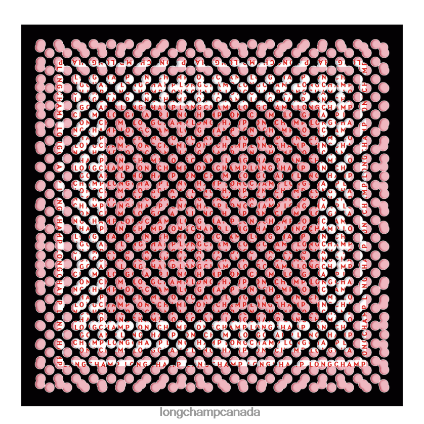 Longchamp Spring/Summer 2023 Collection Silk scarf 50 Black Women Accessories 2XXDPB1014